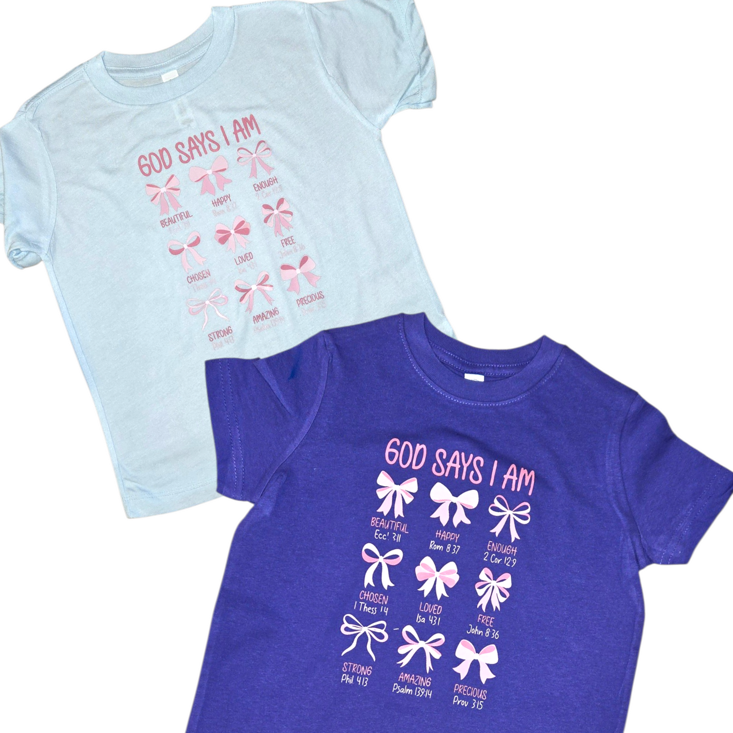 God Says I Am Bows - Girls