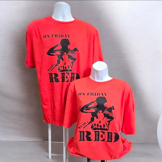 We Wear Red on Friday T-Shirt